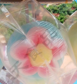 kt44花式棉花糖打包袋子包装袋子 棉花糖透明塑料袋装卡通每包100