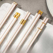 筷子家用新款防霉分餐专人餐具一人一筷陶瓷合金