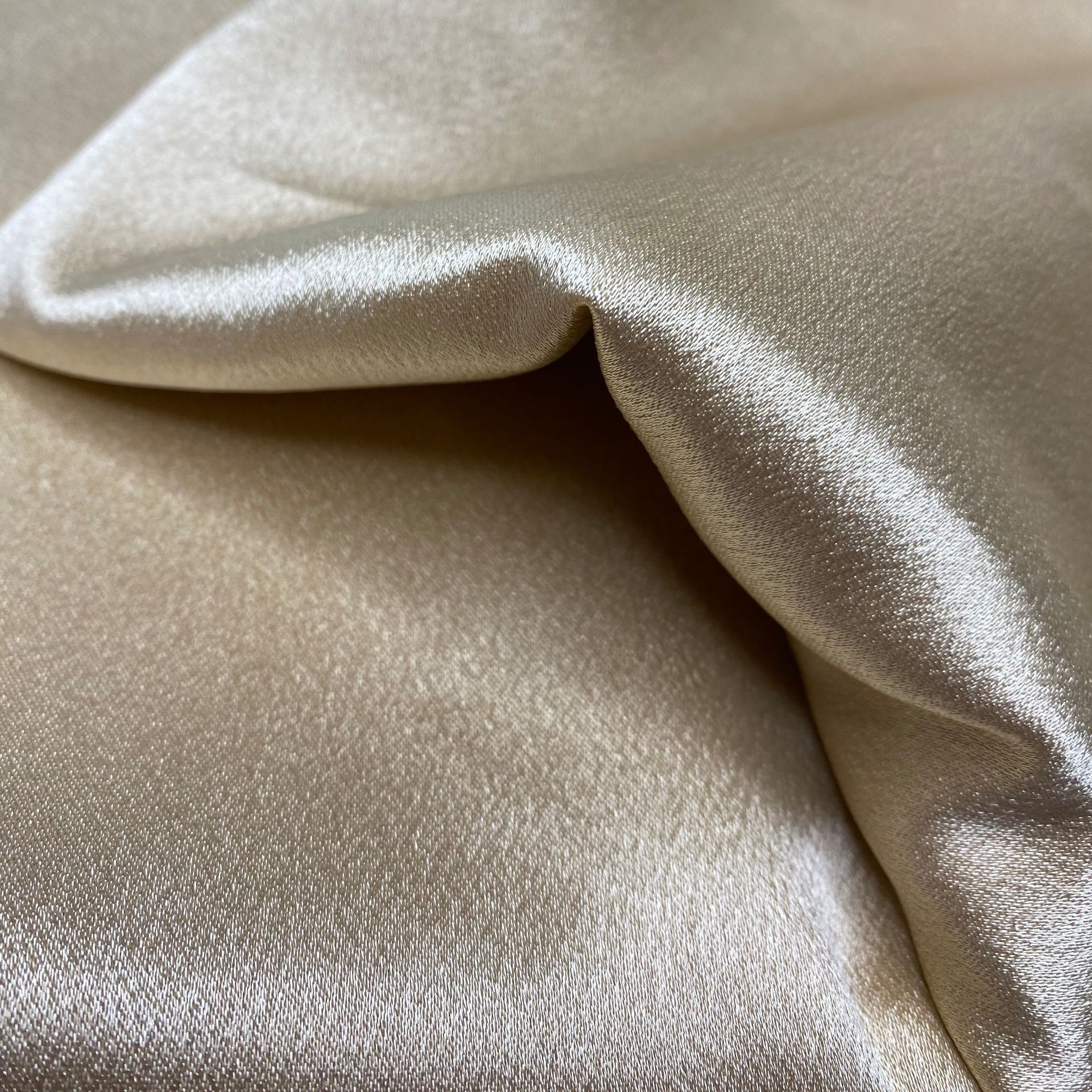 加密亮光色丁布 闪光缎 水晶缎面料 时尚夹克外套礼服仿真丝面料