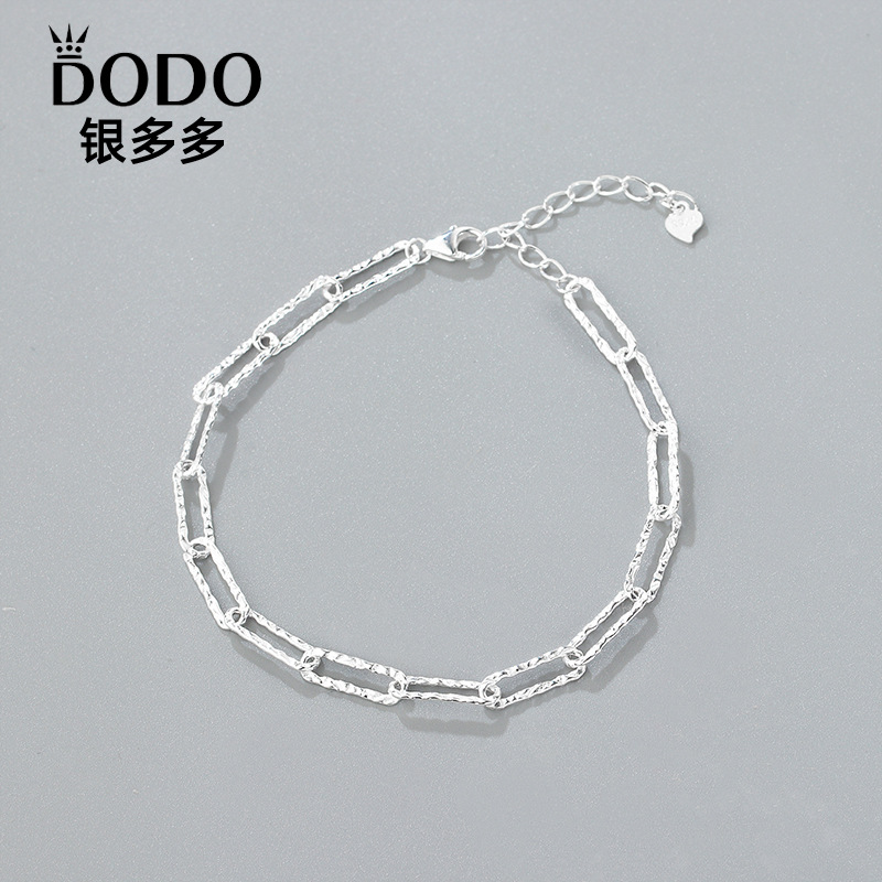 s925纯银满天星手链ins小众设计闺蜜手链女生手链女波光粼粼代发