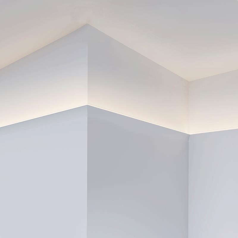 打光隐形线性灯洗墙灯回光灯槽天花洗顶灯带预埋腰线免开槽线形灯