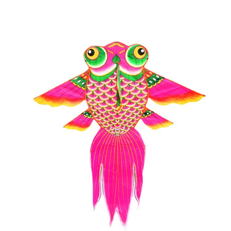 潍坊风筝批发烫金鲤鱼美人鱼燕鱼八爪鱼软体板鱼布拼章鱼鲨鱼风筝