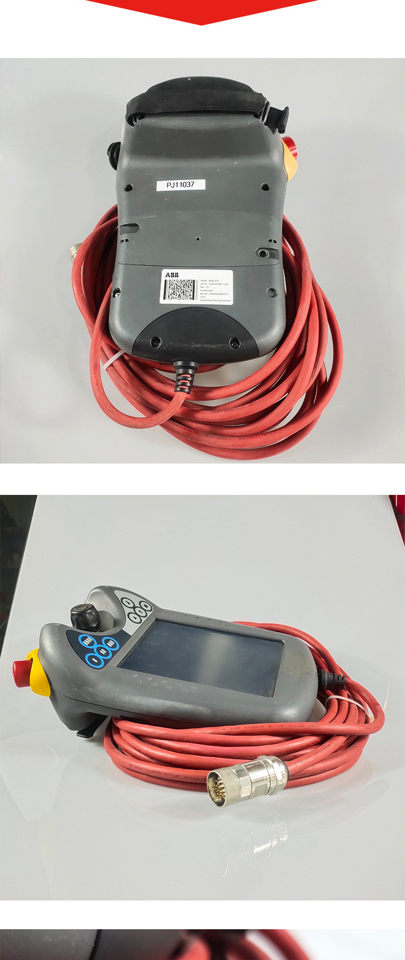 abb示教器tpu2工业机器人配件各种机器人原装拆卸零件