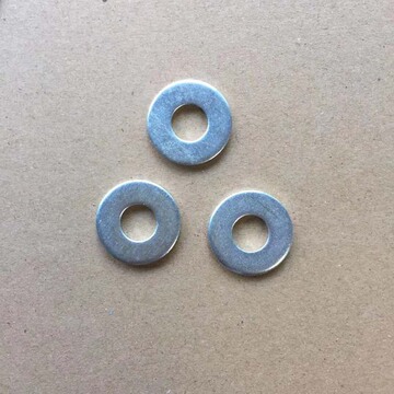 10垫片铁垫圈缩孔加固铁片1公分直径圆圆形镀锌铁板mm孔镀锌内孔