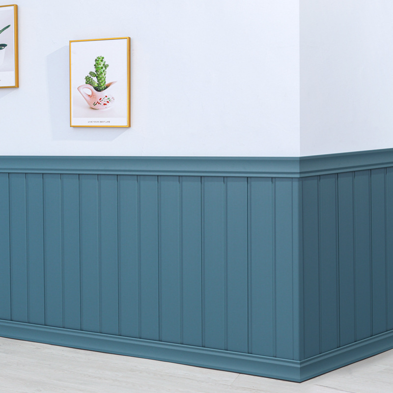 竹木纤维墙裙生态木护墙板防水墙面装饰板吊顶材料快装墙裙背景墙