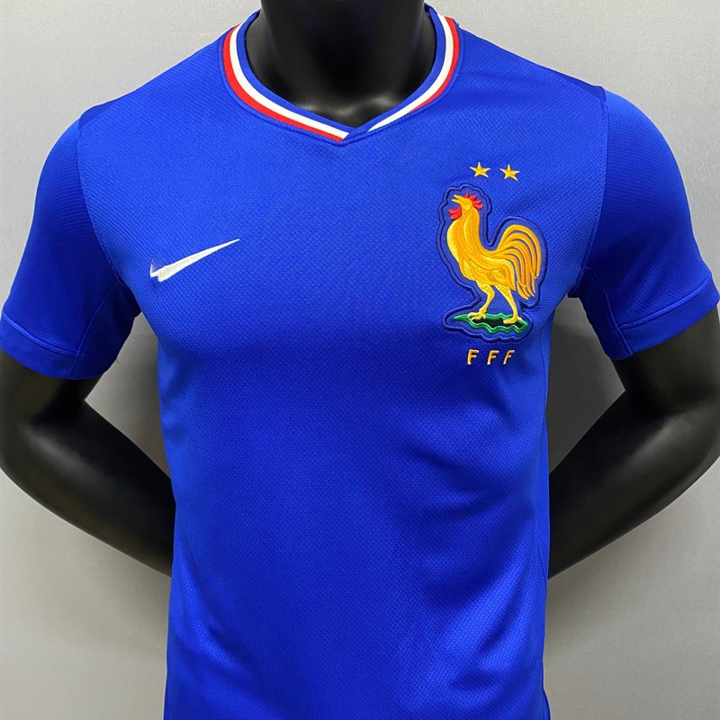 2024欧洲杯法国家队france球迷版球衣10号姆巴佩u格列兹曼足球服