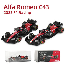 比美高1:43 2023阿尔法Alfa C43方程式仿真合金车模赛车罗密欧F1