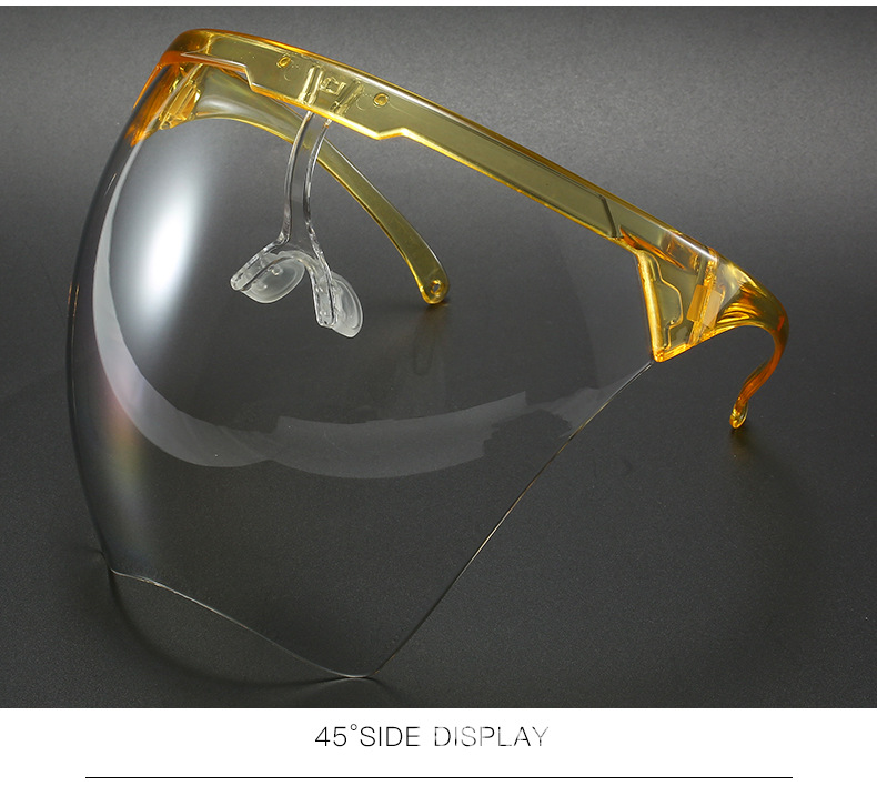 太空面罩透明防护防雾隔离面罩防飞沫防尘防油烟骑行面罩护目镜