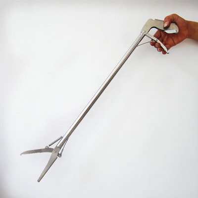 新款不锈钢 捕蛇器 抓蛇 钩钳夹 黄鳝夹养蛇防蛇工具