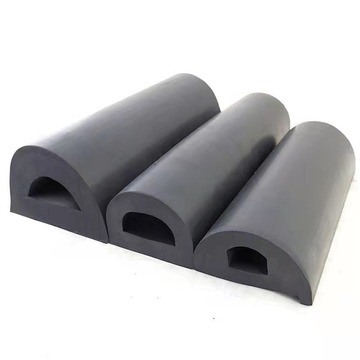 定制三元乙丙epdm防撞橡胶条d型p型半圆空心胶条