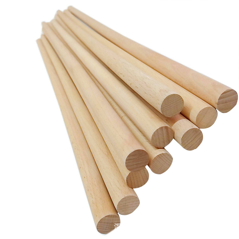 榉木圆棒 木圆条木棒木棍武术棍 挂衣杆 圆木棒 圆木棍旗杆擀面杖