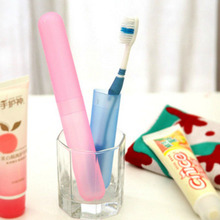 透气洗漱牙刷筒牙刷杯保护盒厂家糖果色旅行便携式牙刷盒 牙刷套