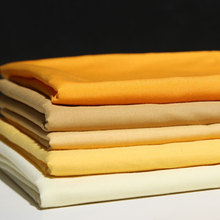 黄色色系涤棉布布料diy手工的确良面料服装衬衫家居儿童床品纯色