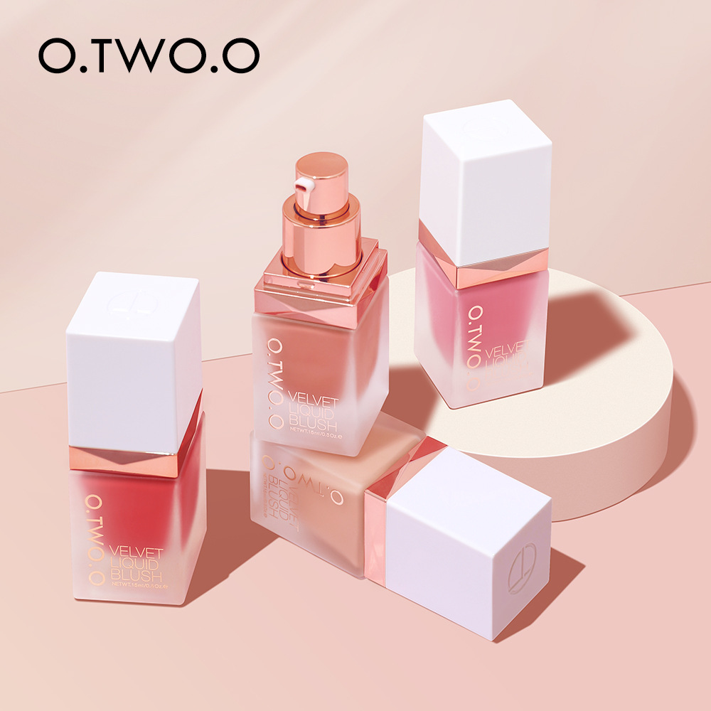 O. Tw O.O Natural Dazzling Liquid Blush Sc023 Silky and Delicate Blush Complexion Improvement Blush Beauty Makeup