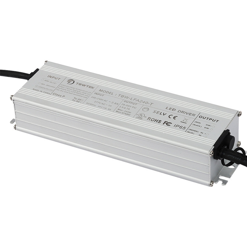 拓邦威240w带网口植物灯电源支持集控旋钮调光,无线多路控制电源