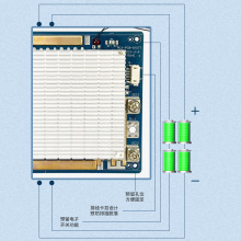 4串12V铁锂电池保护板100A带均衡逆变器房车户外储备应急电源BMS