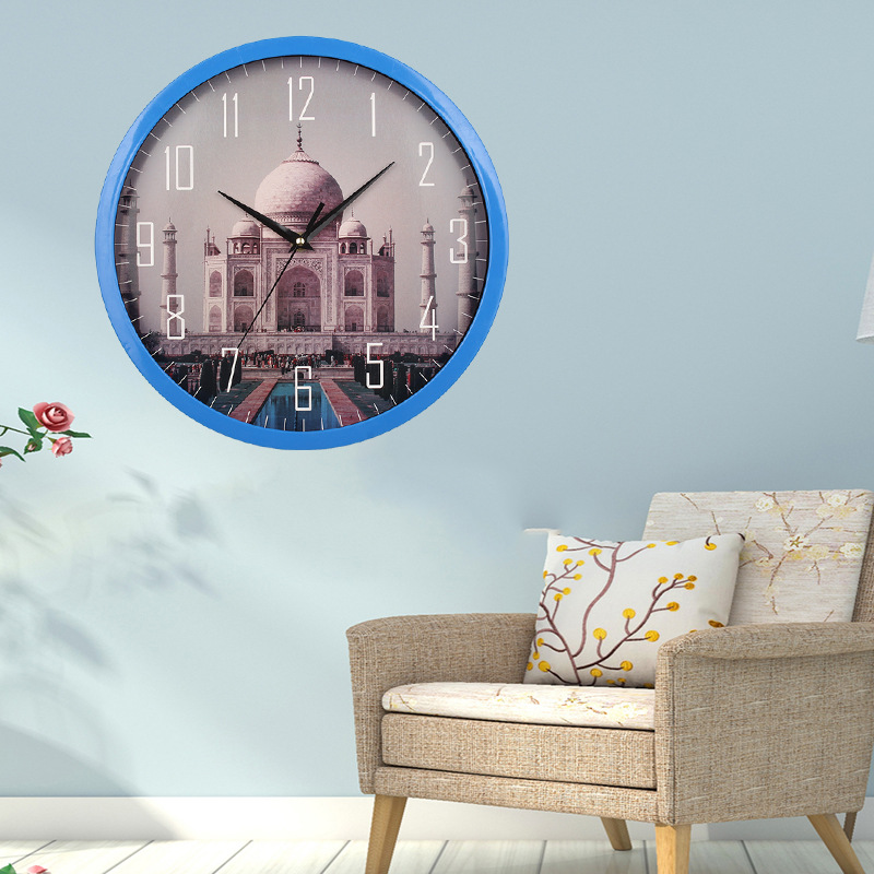 Saudi Arabia Wall Clock Modern Living Room Decoration Bedroom and Household Wall Hanging Noiseless Clock Clock Wholesale