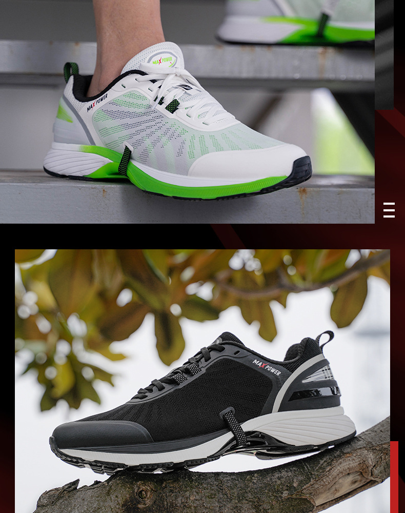 多威马力跑步鞋男女休闲路跑鞋大体重缓震支撑保护型运动鞋mt8090