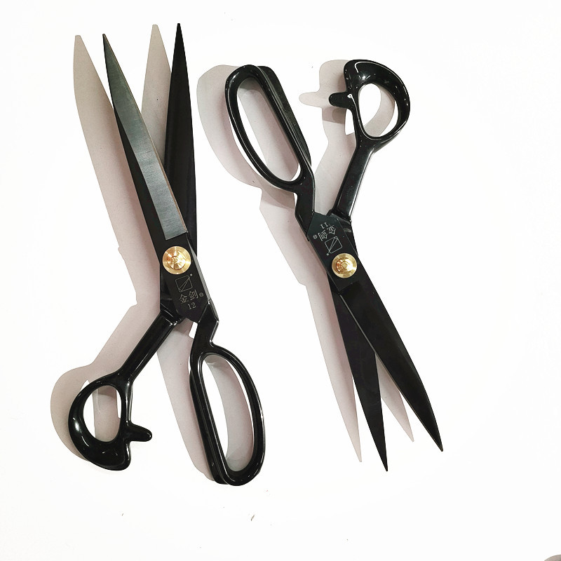 金剑牌裁缝剪刀服装剪刀裁布大剪刀软柄发黑防锈德国钢剪布剪刀