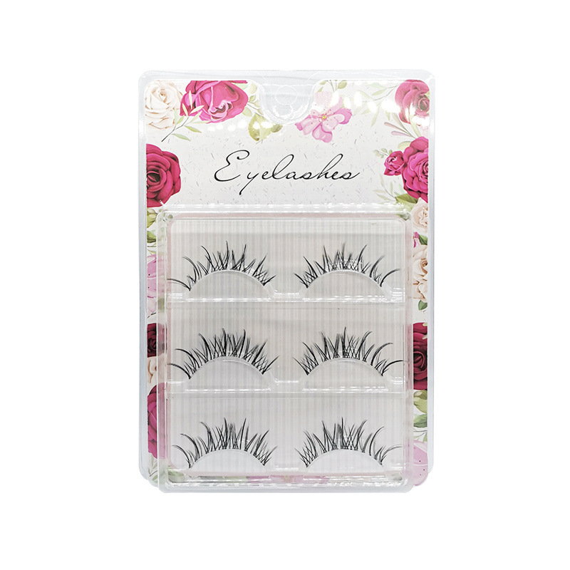 Pinduoduo Popular Sheer Root Short K7 False Eyelashes Big Eyes Comfortable No Makeup Nude Makeup Essential for Beginners