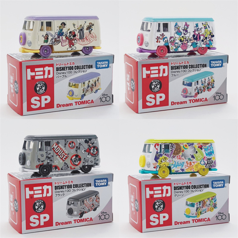 tomy多美卡合金车100庆典限定版巴士小汽车男孩玩具车收藏车模