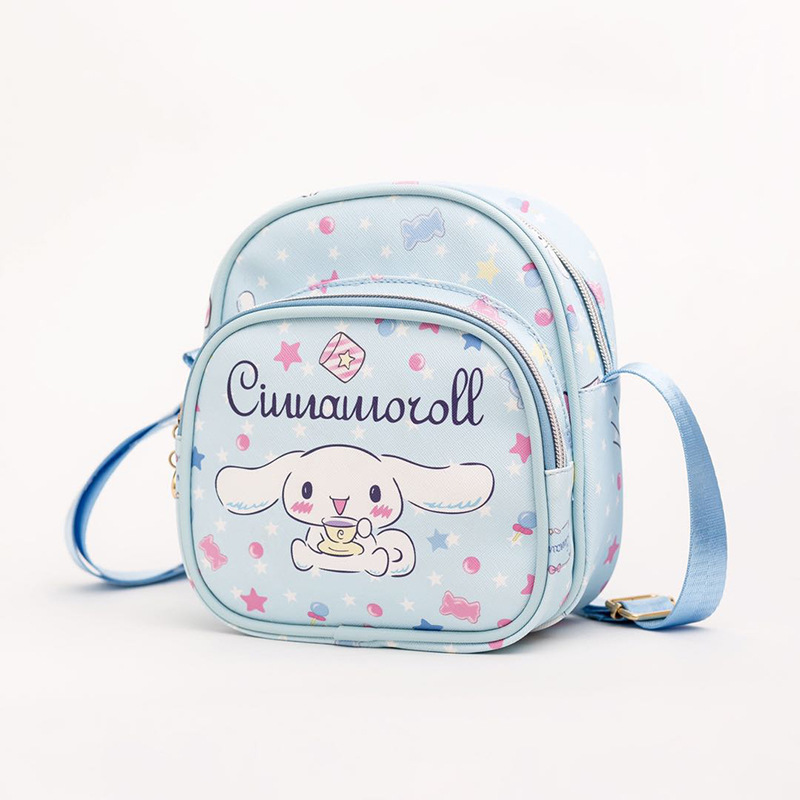 Cartoon Fashionable Casual Toddler Bag Melody Cinnamoroll Babycinnamoroll Clow M Leather Waterproof Children's Crossbody Shoulder Bag