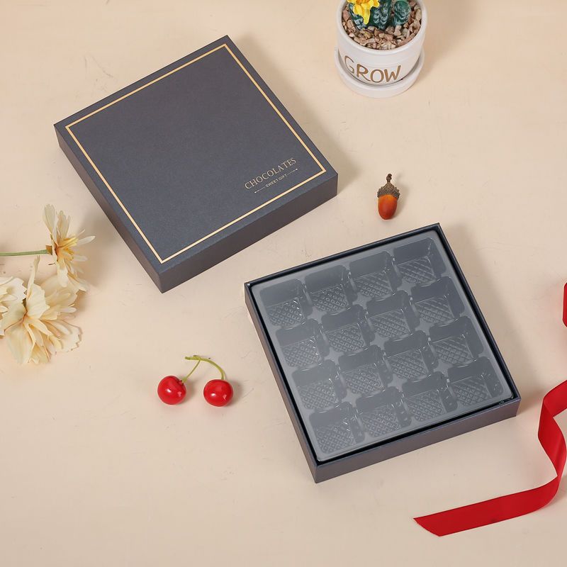 风欧式巧克力精装包装盒松露跨境巧克力礼盒16/25粒批发