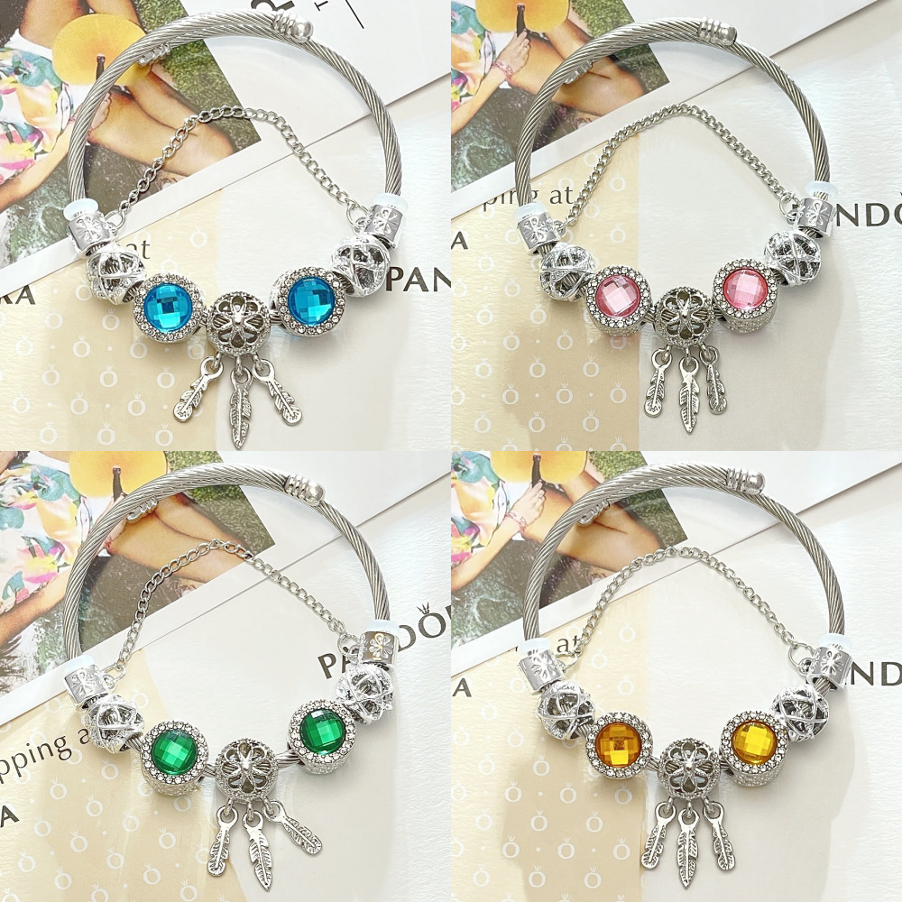 Panjia Bracelet Dream Catcher Bracelet Simple Detachable Diy about Niche Design Alloy Bracelet Cute Bracelet for Women