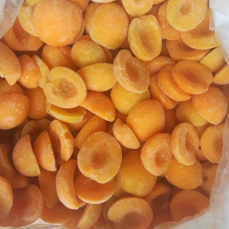 速冻水果去皮漂烫金太阳杏瓣10kg商用水果当季杏瓣金太阳批发