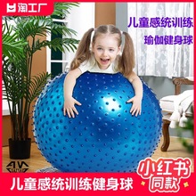 瑜伽球按摩球儿童感统训练幼儿宝宝平衡触觉锻炼大龙球健身球防爆