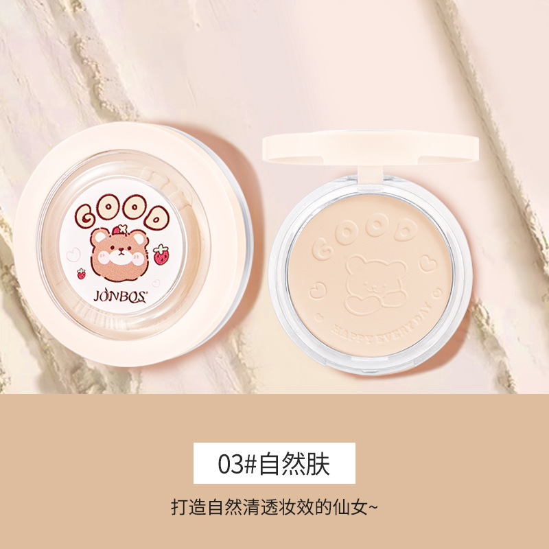 Jonbos Cloud Light Powder Finishing Long Lasting Oil Control Skin Concealer Wet and Dry Dual-Use Waterproof Smear-Proof Foundation