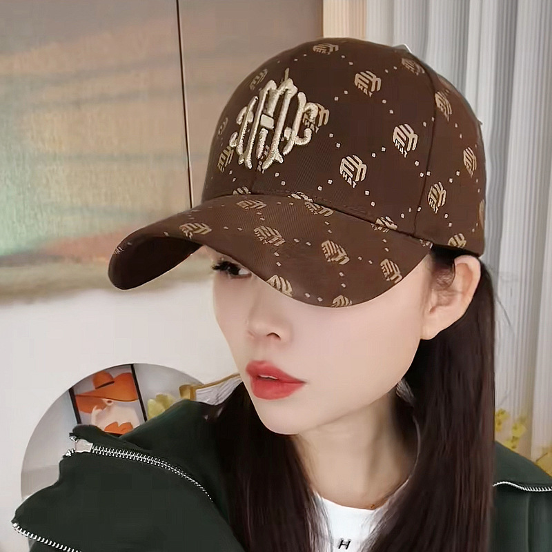 帽子女春夏鸭舌帽大头围棒球帽2024新款休闲帽防晒遮阳帽显脸小