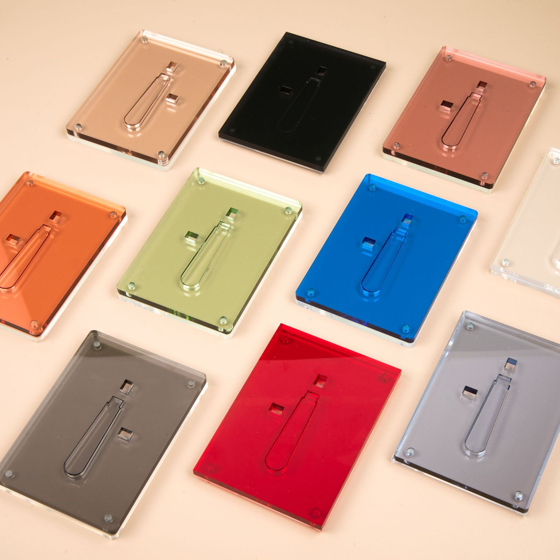 批发供应ins透明亚克力相框追星女孩桌面小卡展示摆台3寸5寸6寸