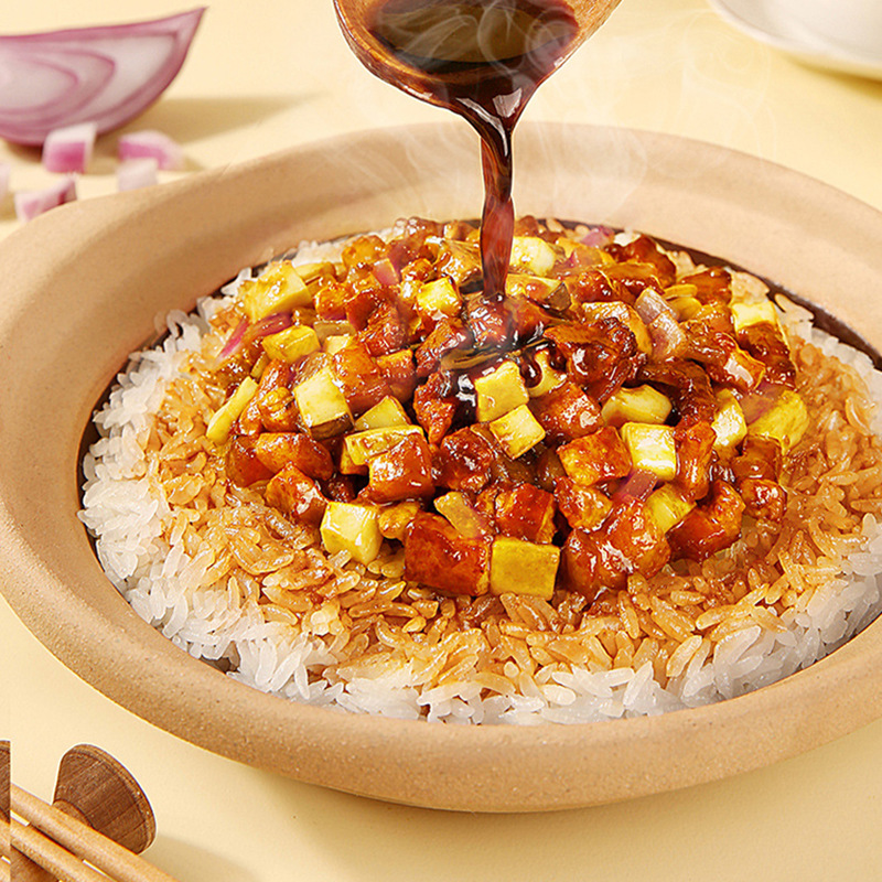 百草味 台式卤肉煲仔饭350g