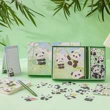 熊猫方方本礼盒手账套装文具学生儿童礼物panda主题旅游纪念品