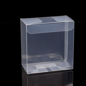 厂家定制pvc透明盒包装正方形塑料盒pet奶瓶胶盒可彩印logo