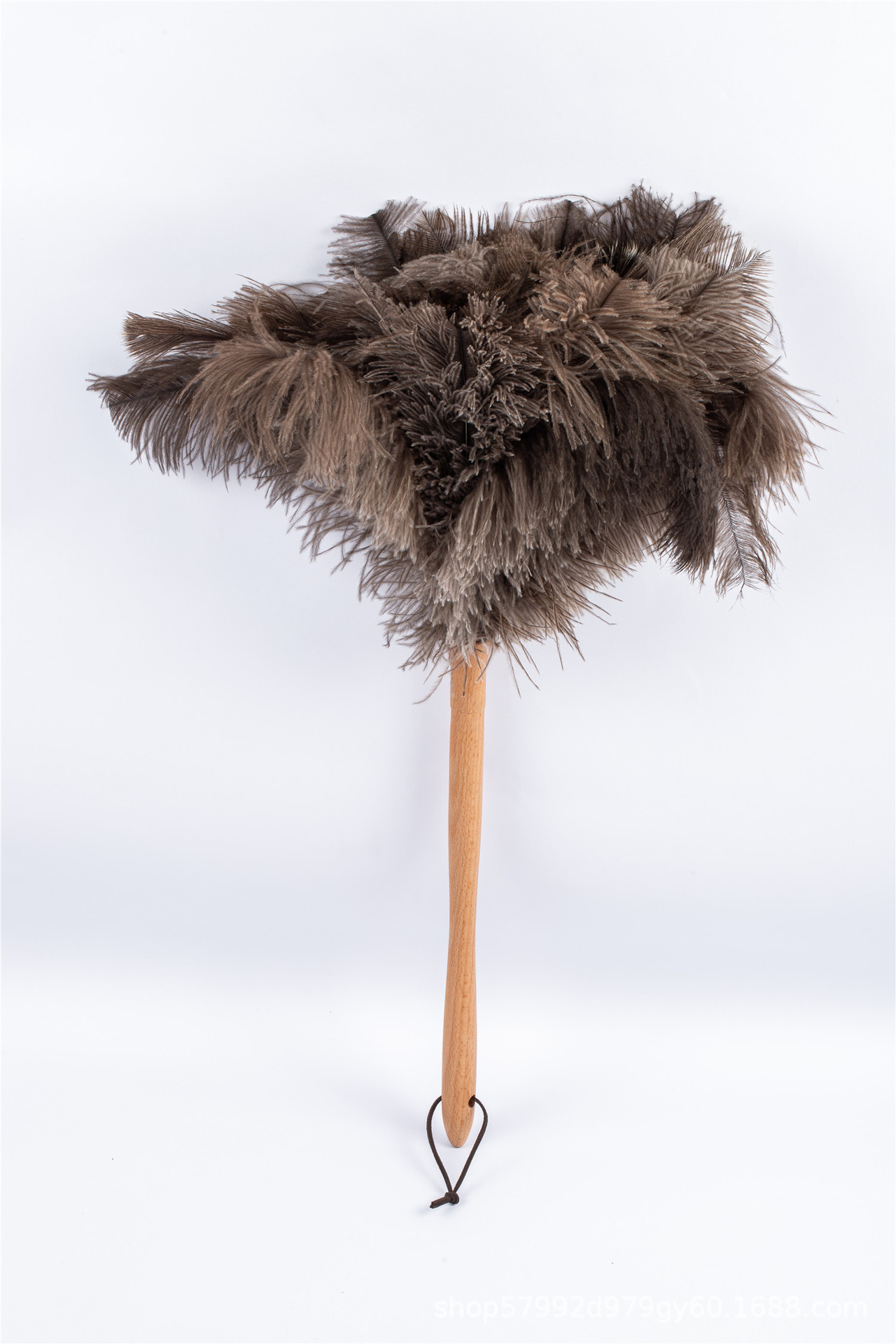 大号榉木鸵鸟毛尘掸竹柄羽毛掸子清洁掸沙发柜子除尘刷-阿里巴巴