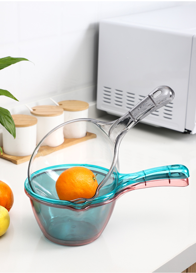 塑料水勺厨房水瓢家用洗澡舀水勺加厚水漂舀子创意长柄水勺子洗头