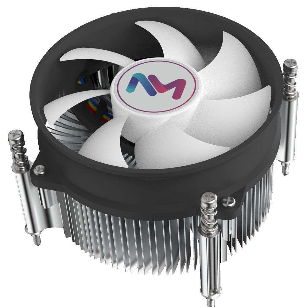 mwon铝铜散热器cpu冷却器为第12代cpu lga 1700 cpu冷却器