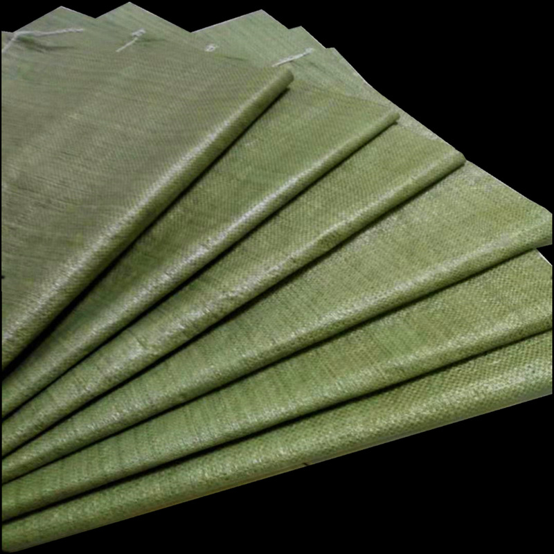 厂家直销pp塑料绿色水编织袋批发覆膜印刷彩印套内衬蛇皮袋-报价