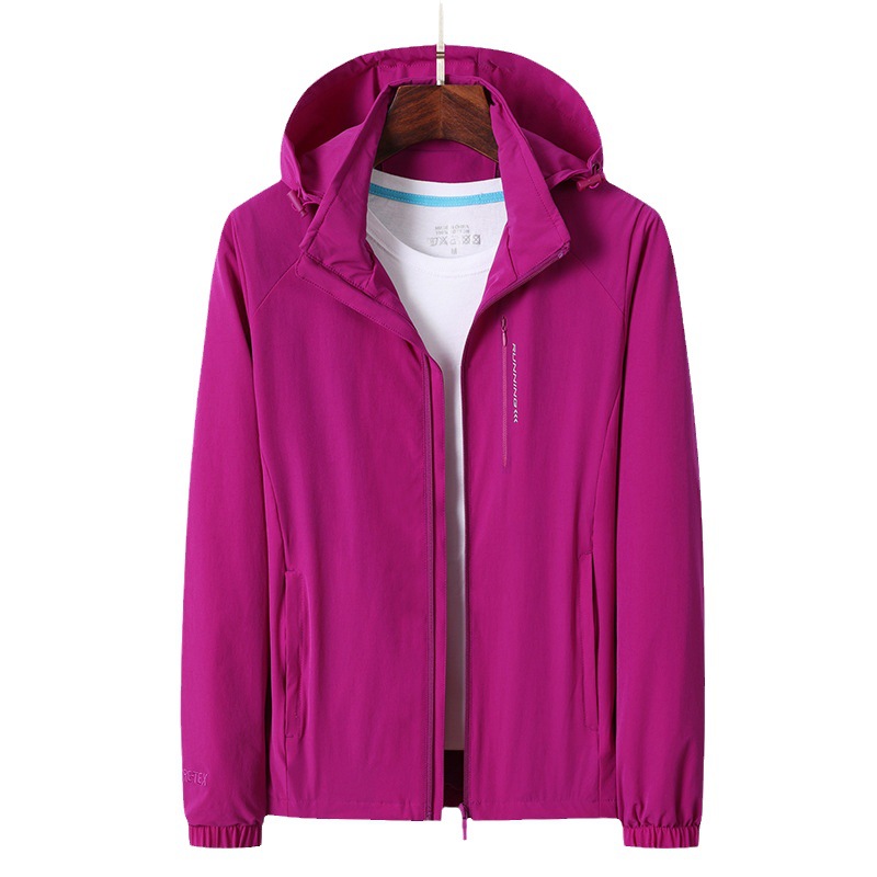 秋季运动户外服装情侣弹力风衣外套品牌服装商场折扣店直播货源