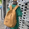 schoolbag college student computer knapsack Senior high school student Junior school student ins Trend capacity canvas Backpack