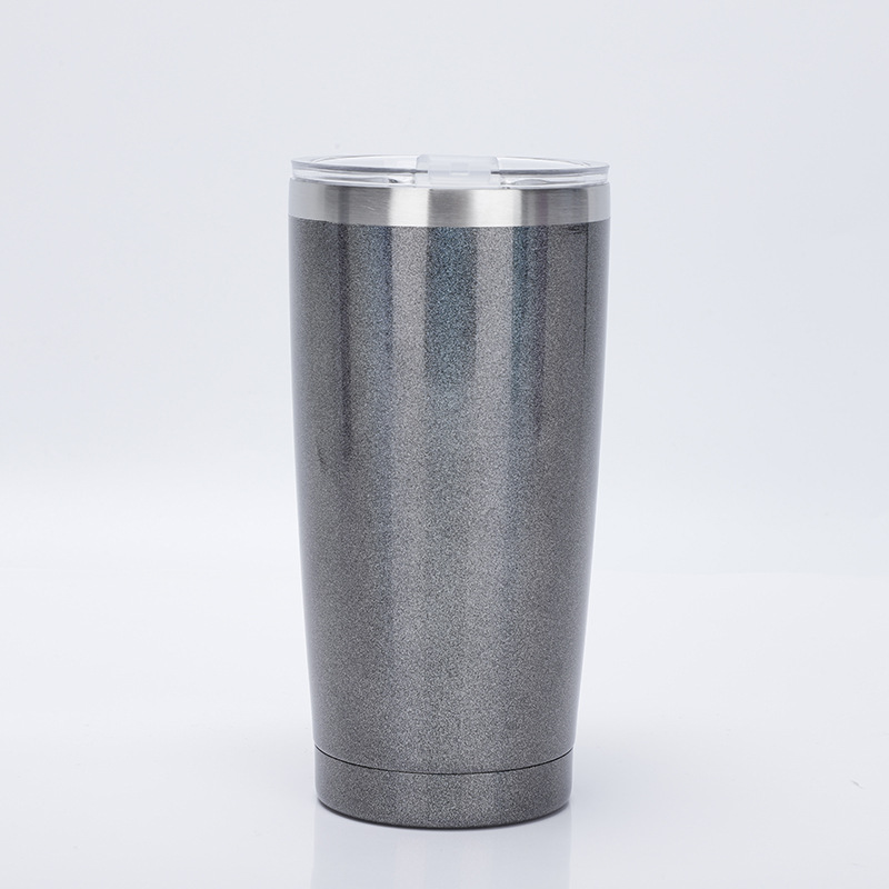 Amazon 20Oz Cup 304 Stainless Steel Double Layer Large Ice Cup Portable Sports Vacuum Cup Cup Customization