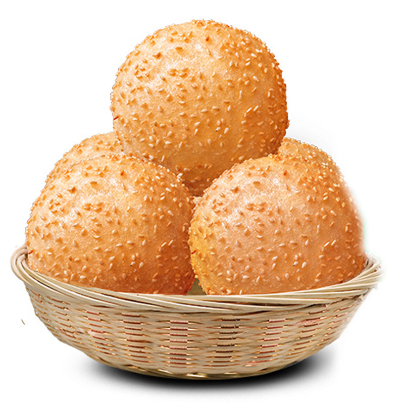 铁棍山药大麻球豆沙馅芝麻球油炸麻团 半成品速冻檽米麻球约160个