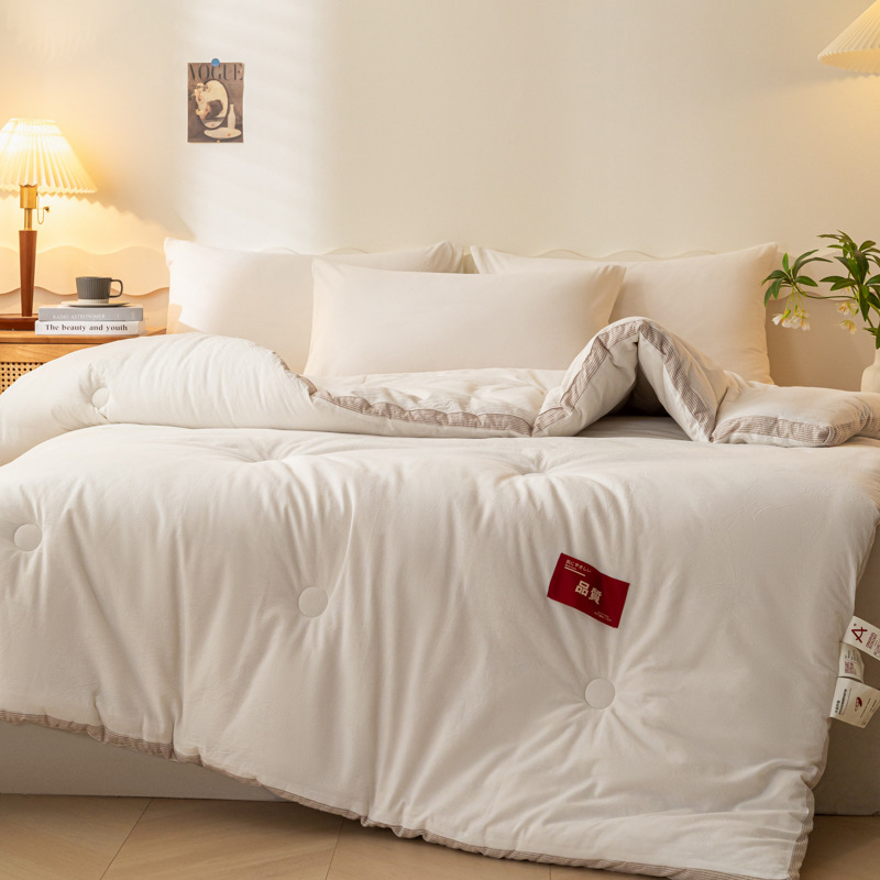 大豆纤维被子冬被加厚被褥学生宿舍单被芯双人春秋被批发四季通用