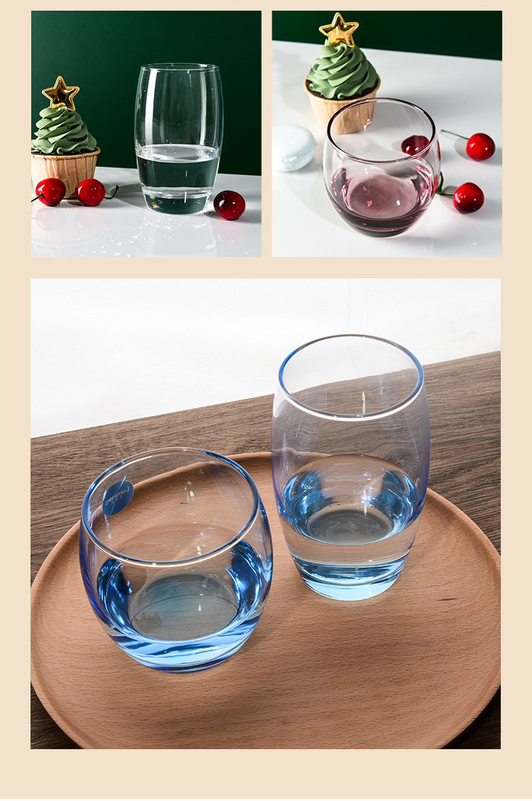 乐美雅水杯玻璃杯批发家用果汁牛奶杯子耐高温酒店透明玻璃杯茶杯