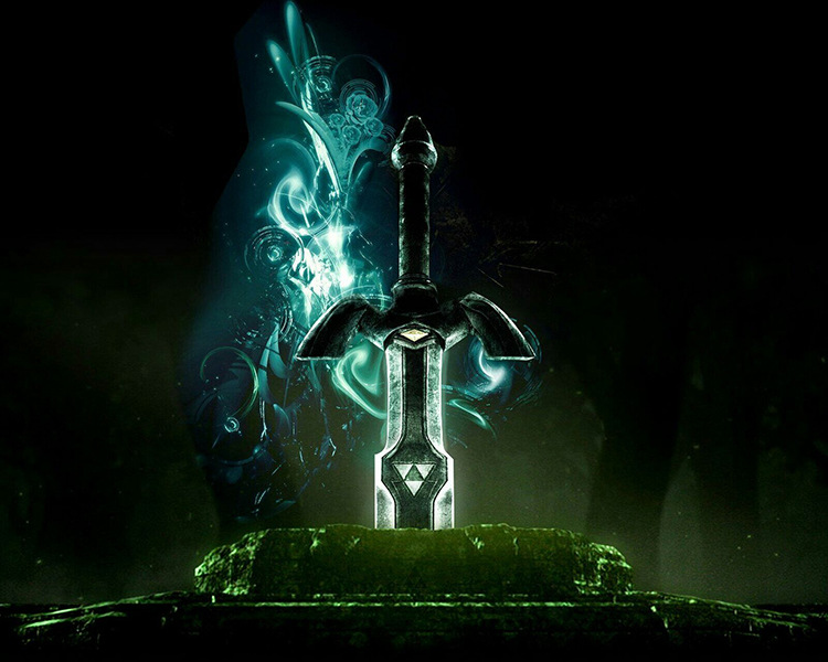 塞尔达传说 荒野之息林克大师之剑英雄之剑游戏道具工艺礼品模型