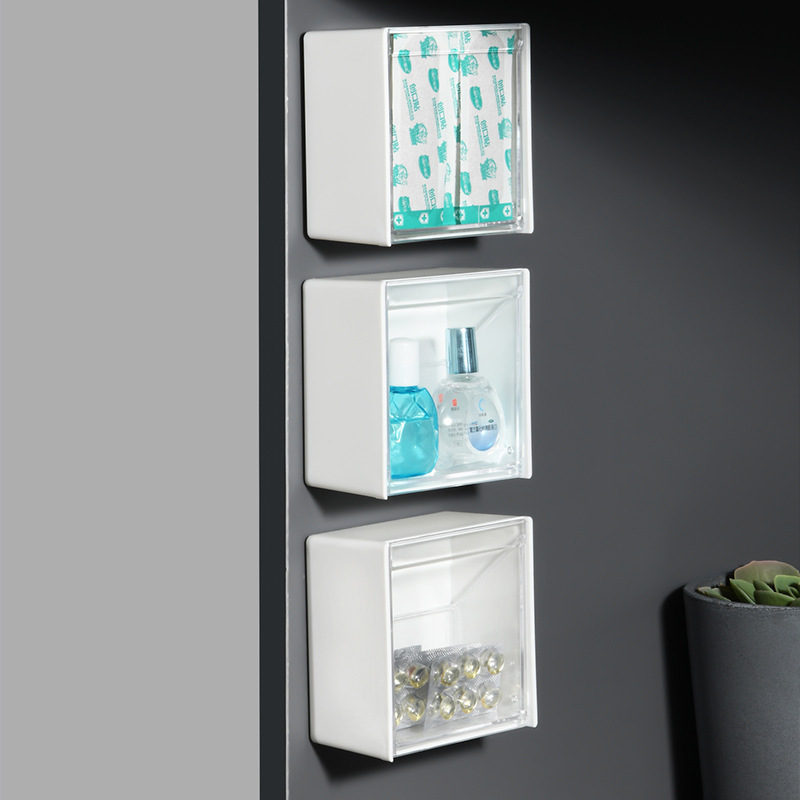 Wall Hanging Cotton Swab Storage Box