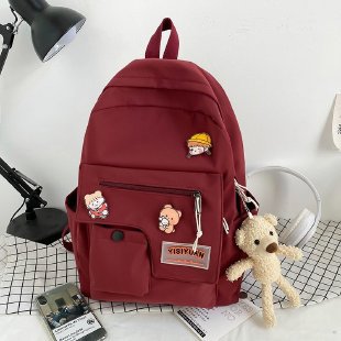 2022 Spring New Large Capacity Junior and Middle School Students Campus Partysu Schoolbag Girls Casual Backpack Wholesale