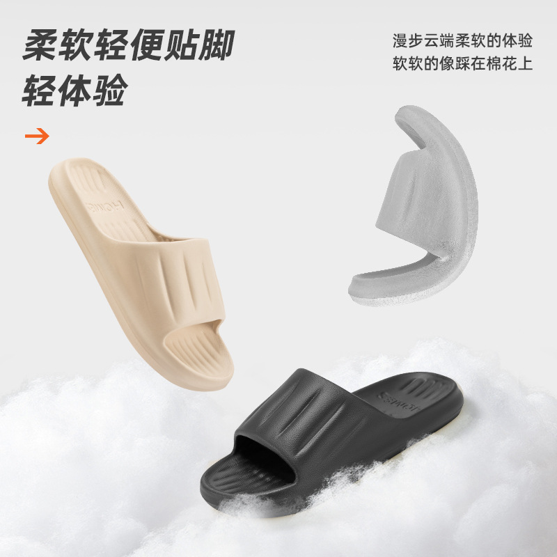 Slippers for Women Summer Outdoor Wear 2023 New Interior Home Bathroom Bath Non-Slip Household Shit-like Sandals for Men